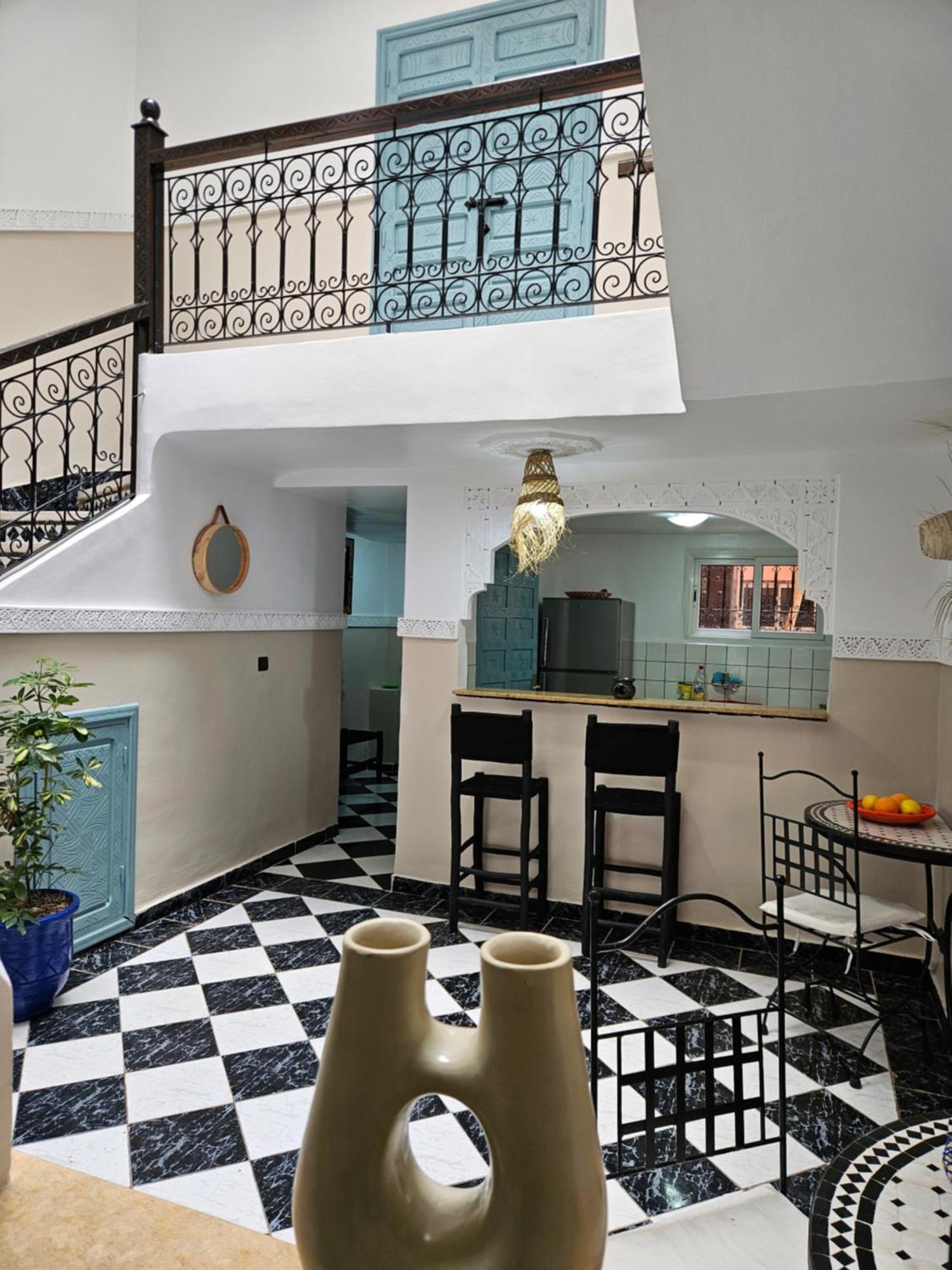 マラケシュ Duplex El Madinaヴィラ エクステリア 写真